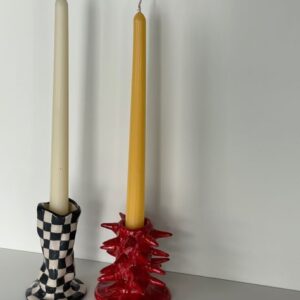 Checkmate Ceramic Candle Holder